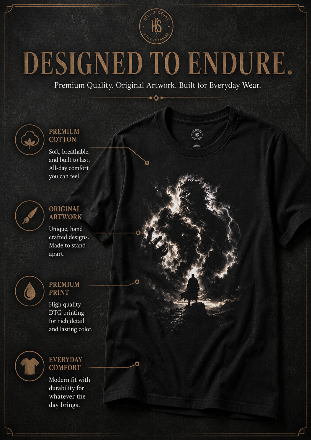 In the Presence of Power Graphic T-Shirt