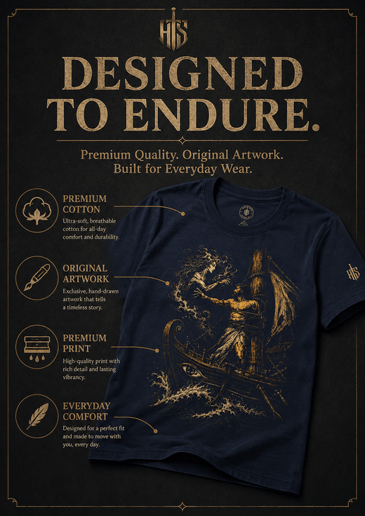 Bind Me to the Mast — Odysseus Graphic T-Shirt - Hilt and Stone