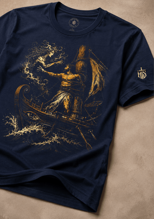 Bind Me to the Mast — Odysseus Graphic T-Shirt - Hilt and Stone