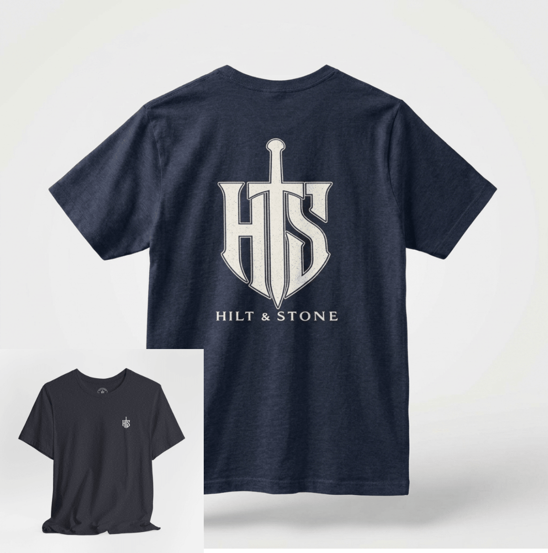 Core Crest Front And Back Print Graphic T-Shirt - Hilt and Stone