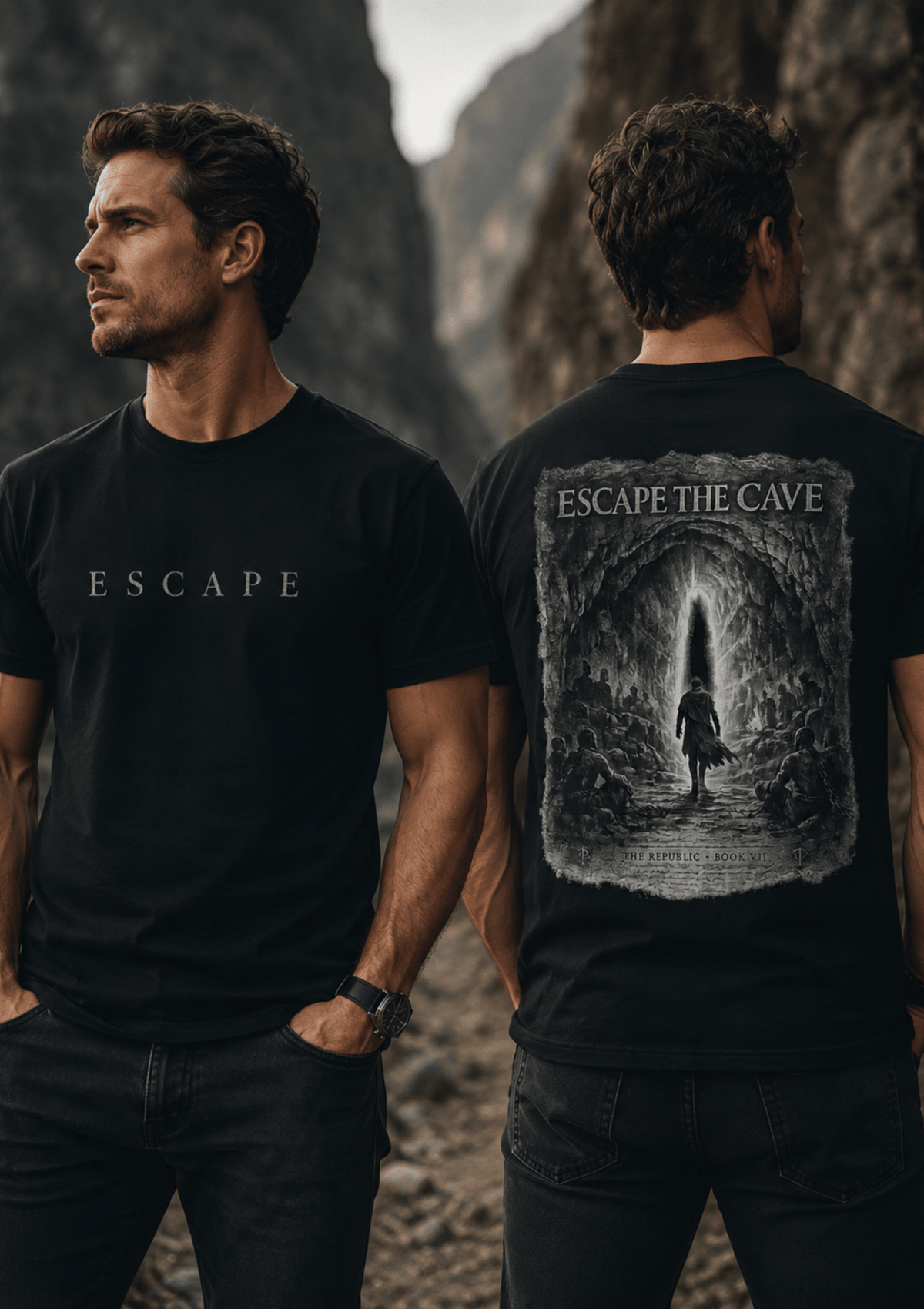 Escape the Cave Signature T-Shirt - Hilt and Stone