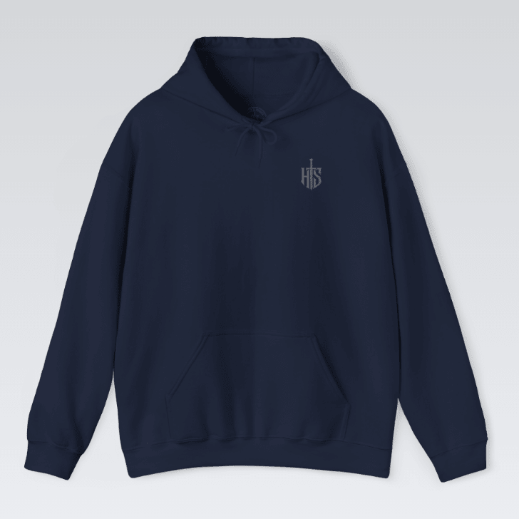 Hilt & Stone Core Hoodie – Minimal Shield Emblem Premium Fleece Hoodie - Hilt and Stone