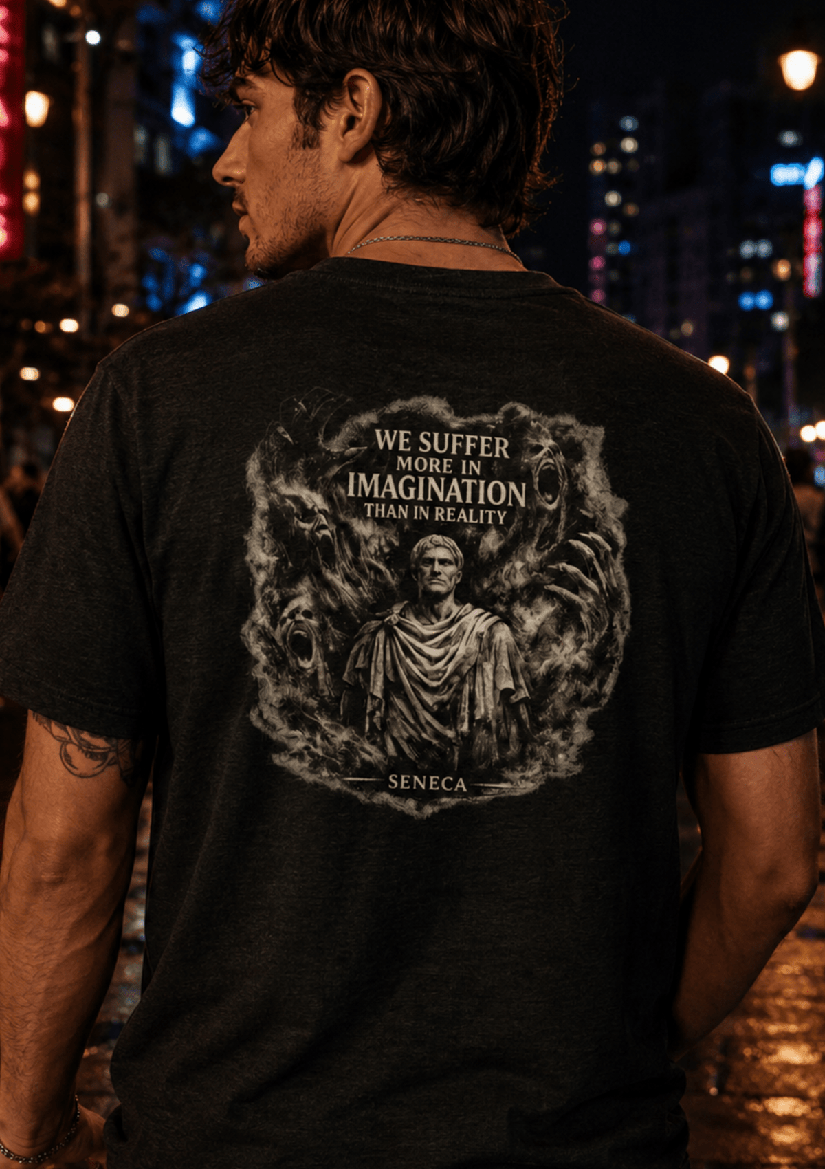 Seneca — Shadow Theater Signature Collection T-Shirt - Hilt and Stone