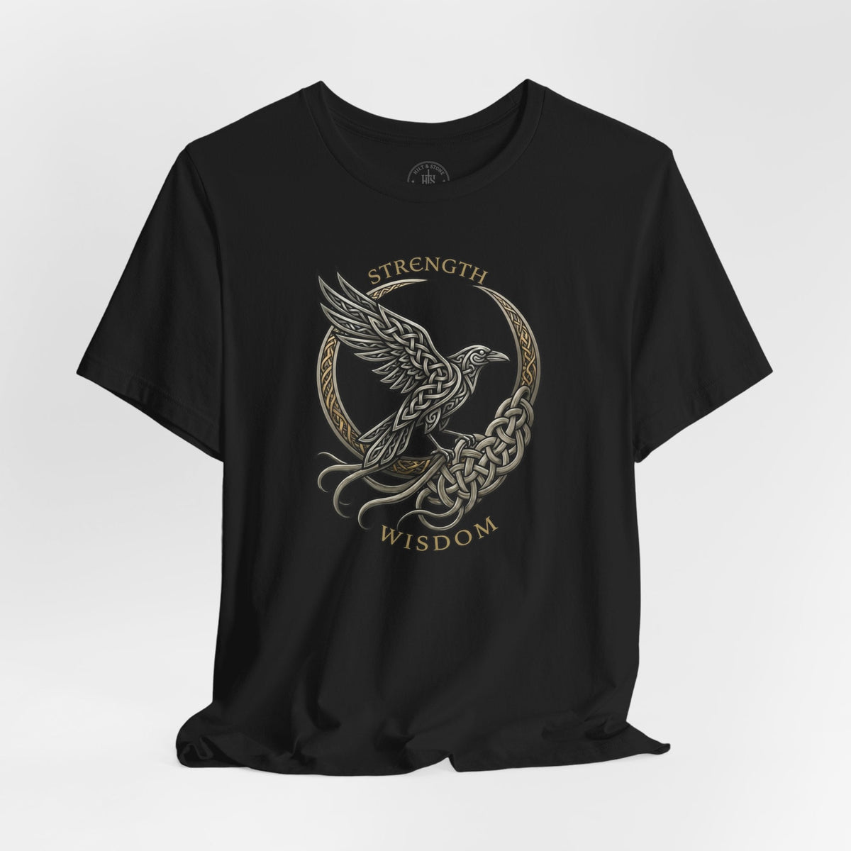 Strength & Wisdom Raven Graphic T-Shirt - Hilt and Stone