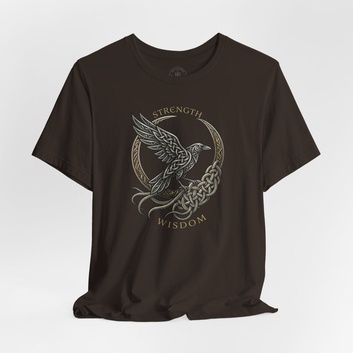 Strength & Wisdom Raven Graphic T-Shirt - Hilt and Stone