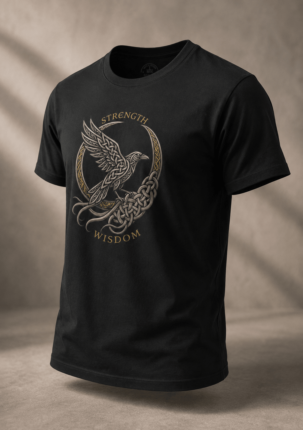Strength & Wisdom Raven Graphic T-Shirt - Hilt and Stone