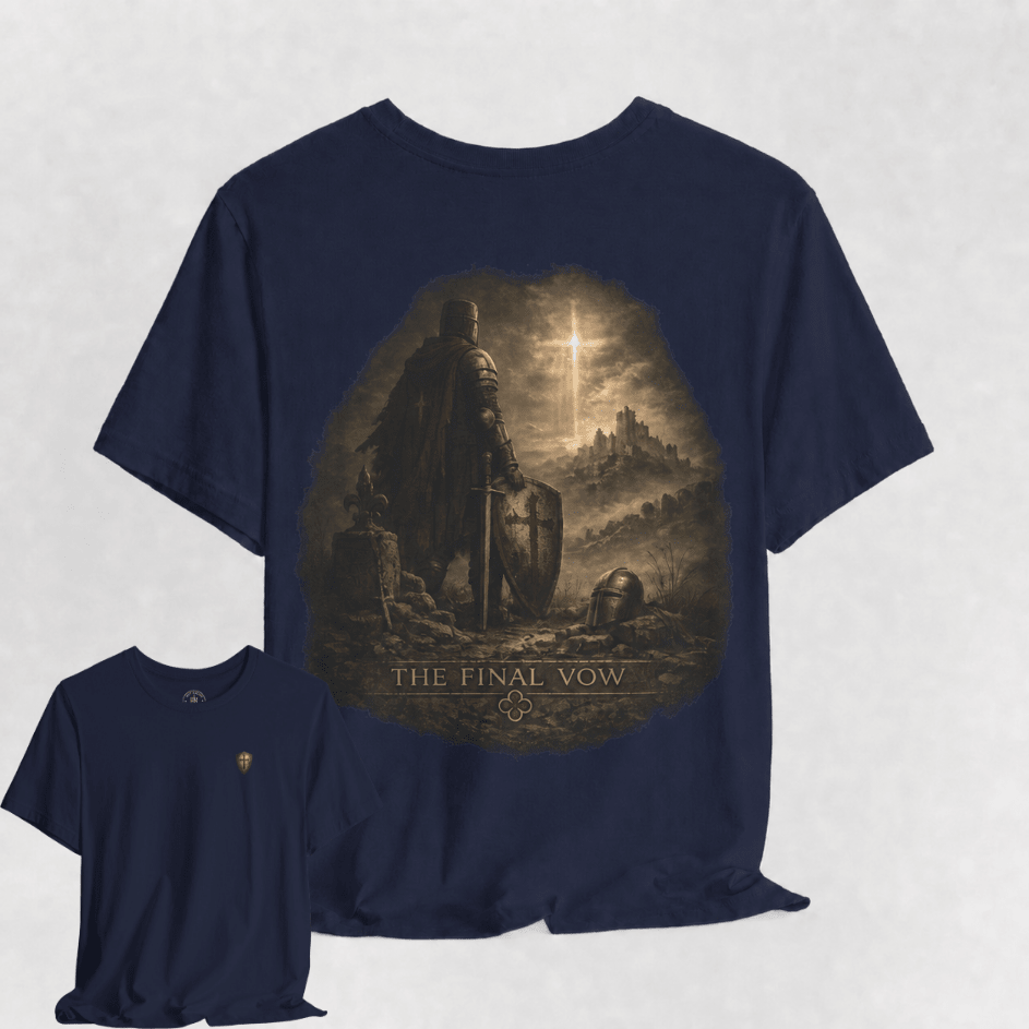 The Final Vow Signature T-Shirt | Faith • Honor • Sacrifice - Hilt and Stone