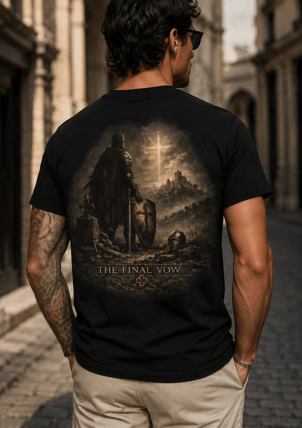 The Final Vow Signature T-Shirt | Faith • Honor • Sacrifice - Hilt and Stone
