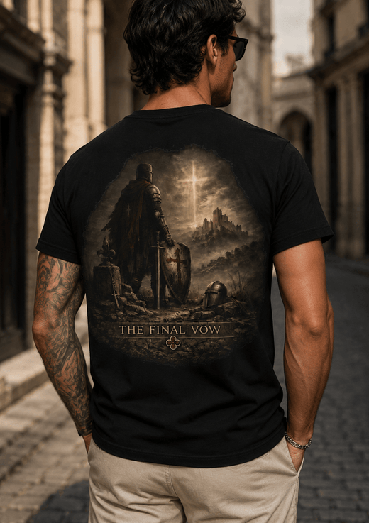 The Final Vow Signature T-Shirt | Faith • Honor • Sacrifice - Hilt and Stone