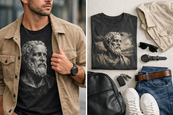 How to Style Stoic Graphic Tees Well - Hilt and Stone