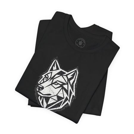 Lone Wolf Tactics Tee — Geometric Wolf Logo Graphic T-Shirt - Hilt and Stone