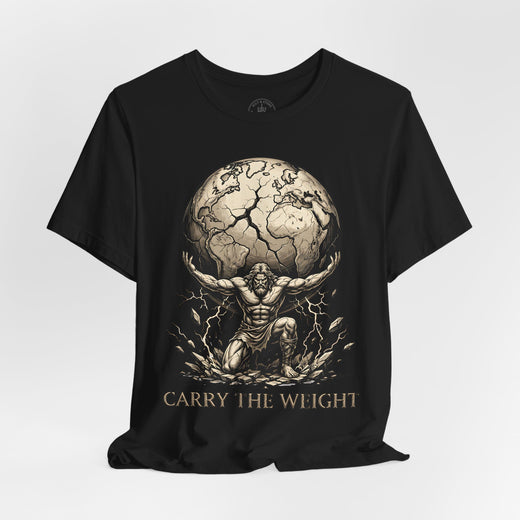 Atlas "Carry the Weight" Warrior T‑Shirt - Hilt and Stone