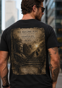 Load image into Gallery viewer, Nicomachean Ethics Signature T-Shirt | Aristotle Virtue Philosophy Graphic Tee