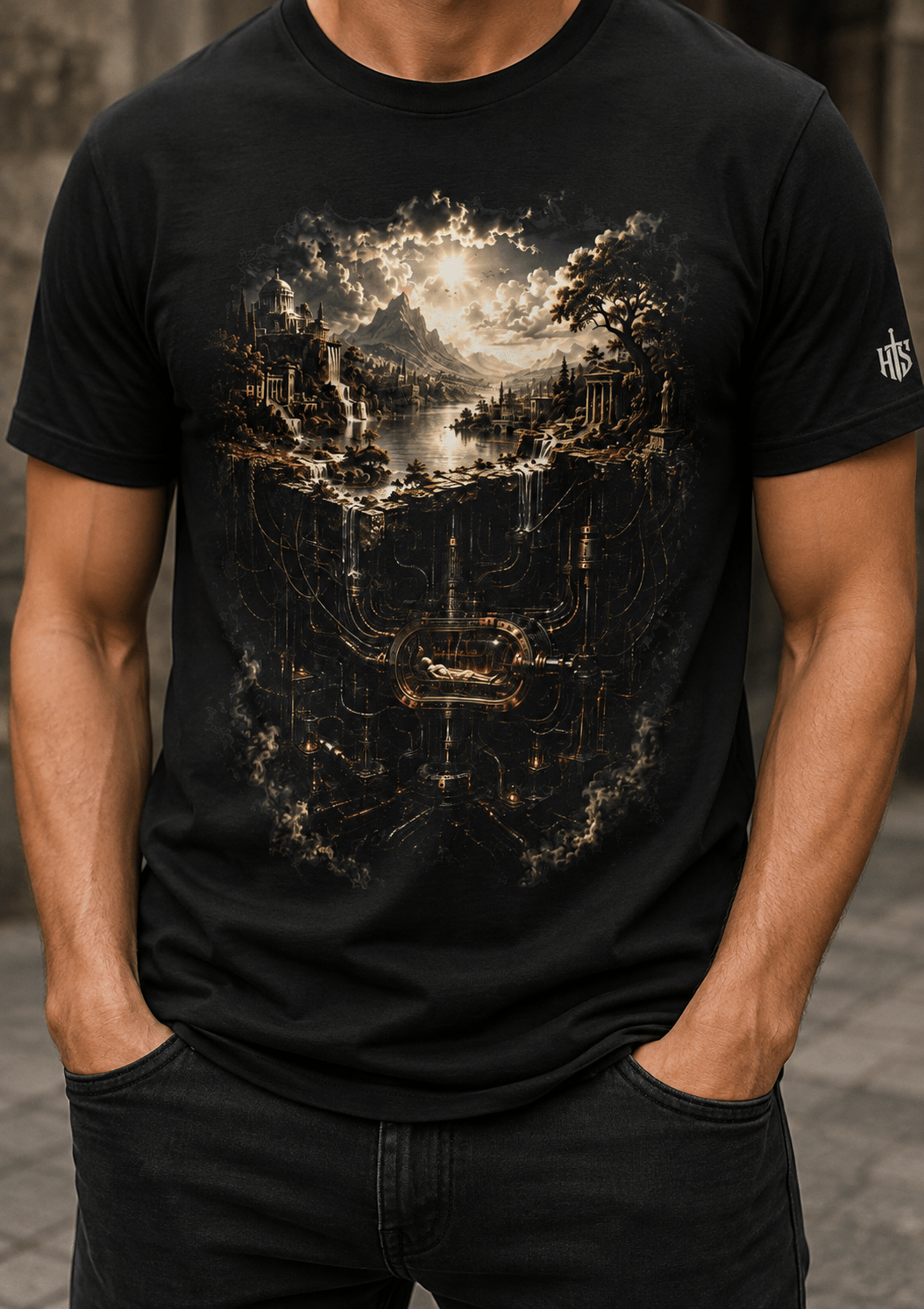 A Manufactured Reality Graphic T-Shirt - Hilt and Stone