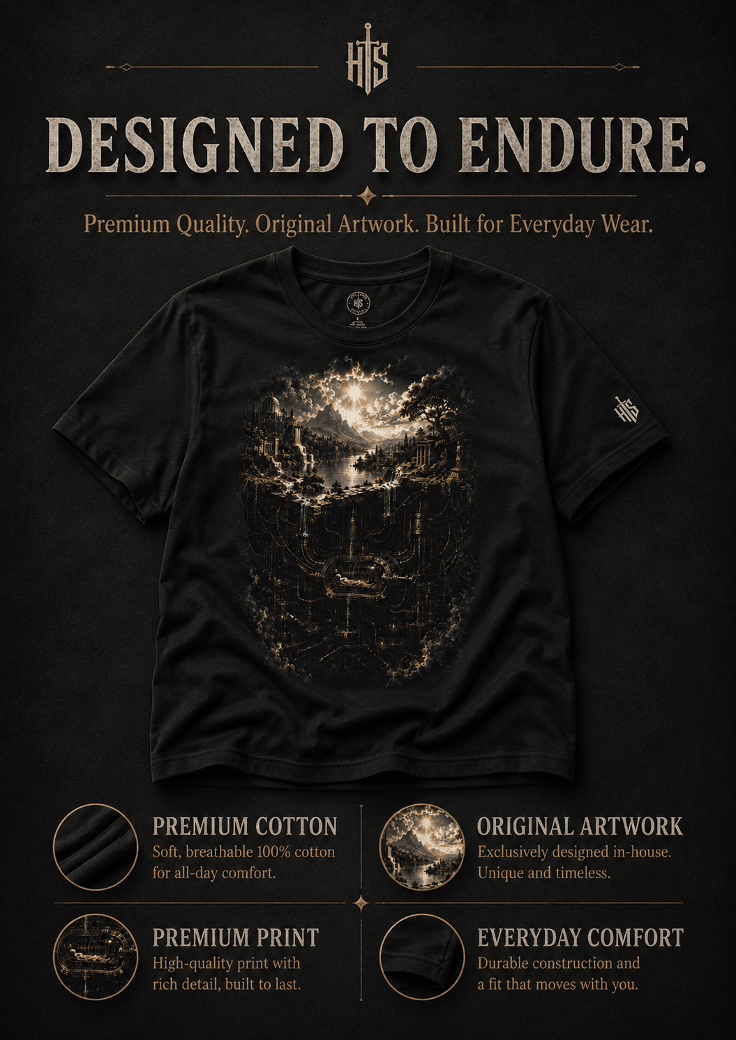 A Manufactured Reality Graphic T-Shirt - Hilt and Stone