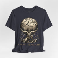 Load image into Gallery viewer, Atlas "Carry the Weight" Warrior T‑Shirt - Hilt and Stone