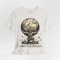 Load image into Gallery viewer, Atlas "Carry the Weight" Warrior T‑Shirt - Hilt and Stone