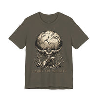 Load image into Gallery viewer, Atlas "Carry the Weight" Warrior T‑Shirt - Hilt and Stone