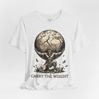 Load image into Gallery viewer, Atlas "Carry the Weight" Warrior T‑Shirt - Hilt and Stone