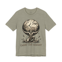 Load image into Gallery viewer, Atlas "Carry the Weight" Warrior T‑Shirt - Hilt and Stone