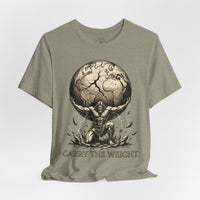 Load image into Gallery viewer, Atlas "Carry the Weight" Warrior T‑Shirt - Hilt and Stone