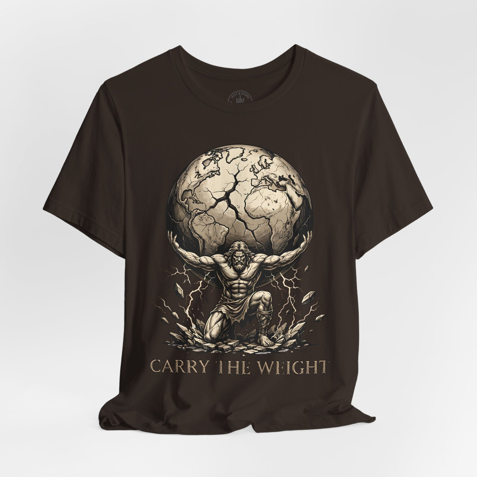 Atlas "Carry the Weight" Warrior T‑Shirt - Hilt and Stone