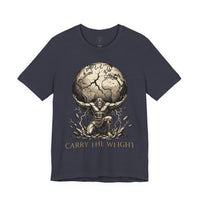 Load image into Gallery viewer, Atlas "Carry the Weight" Warrior T‑Shirt - Hilt and Stone