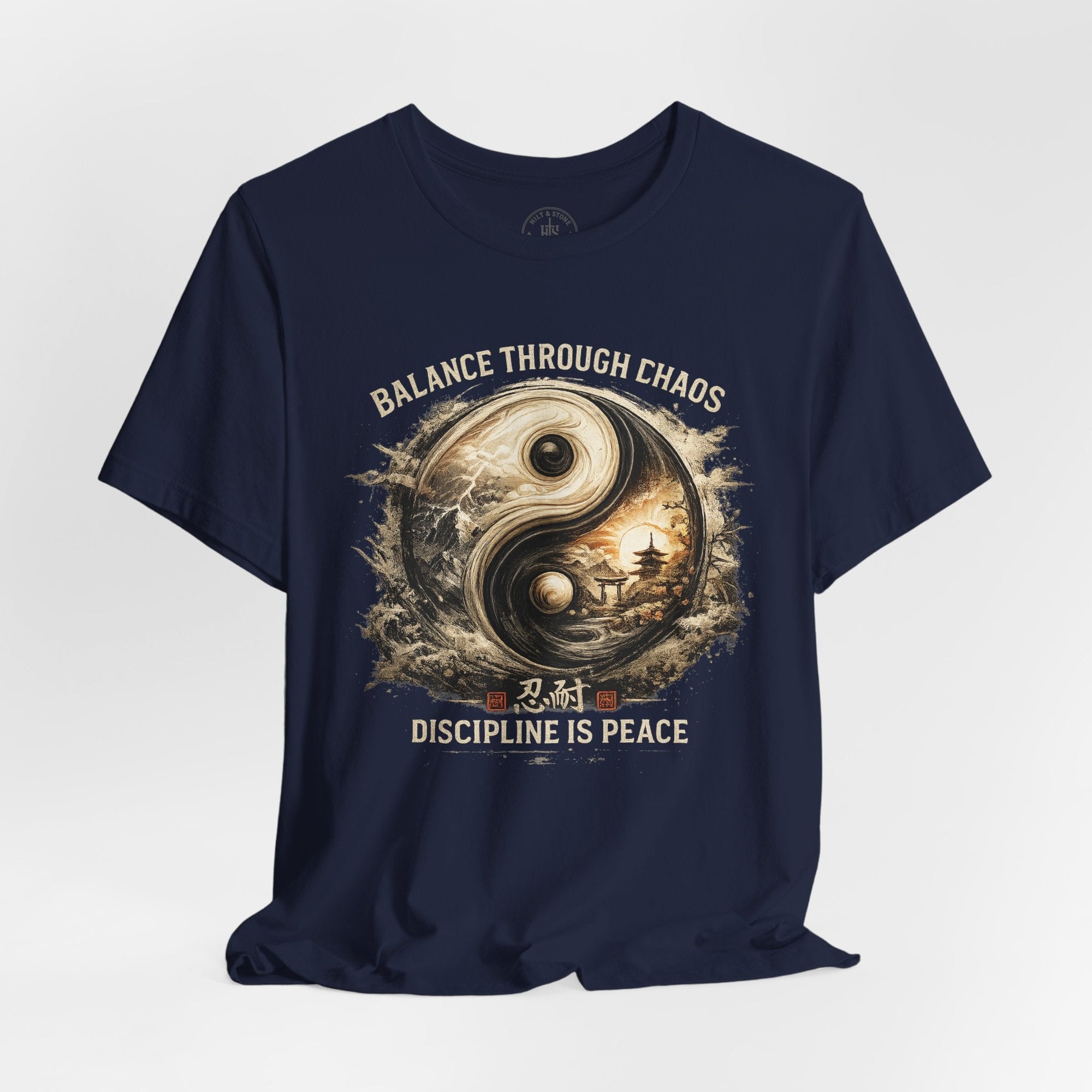 Balance Through Chaos Yin Yang Graphic T-Shirt - Hilt and Stone
