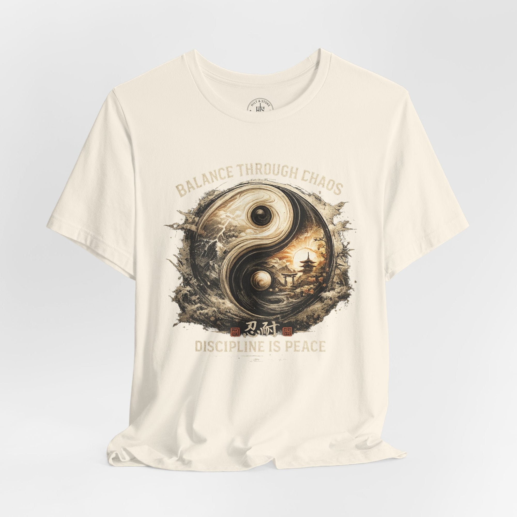 Balance Through Chaos Yin Yang Graphic T-Shirt - Hilt and Stone