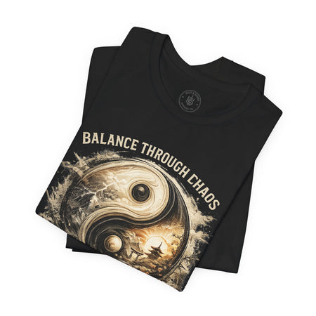 Balance Through Chaos Yin Yang Graphic T-Shirt - Hilt and Stone