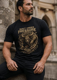 Load image into Gallery viewer, Built Under Pressure Minotaur Graphic T-Shirt - Hilt and Stone