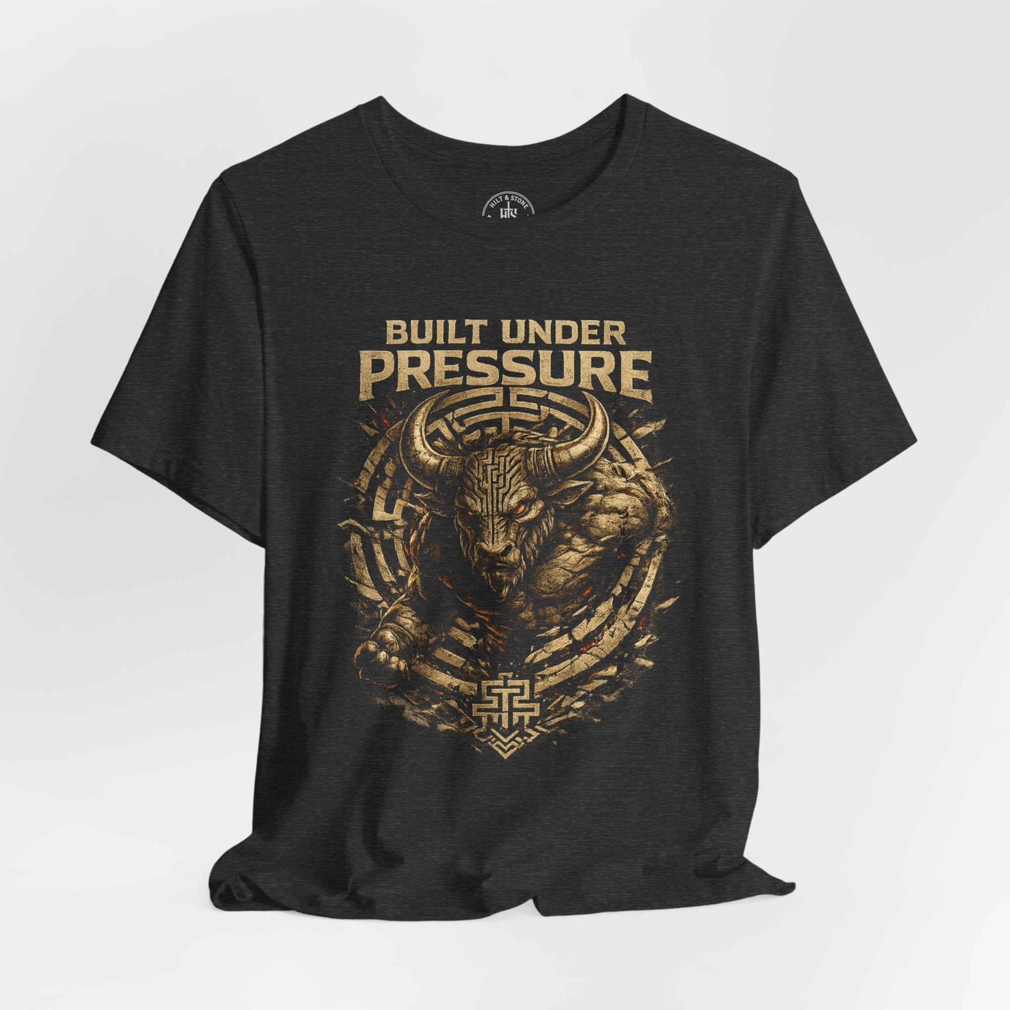 Built Under Pressure Minotaur Graphic T-Shirt - Hilt and Stone