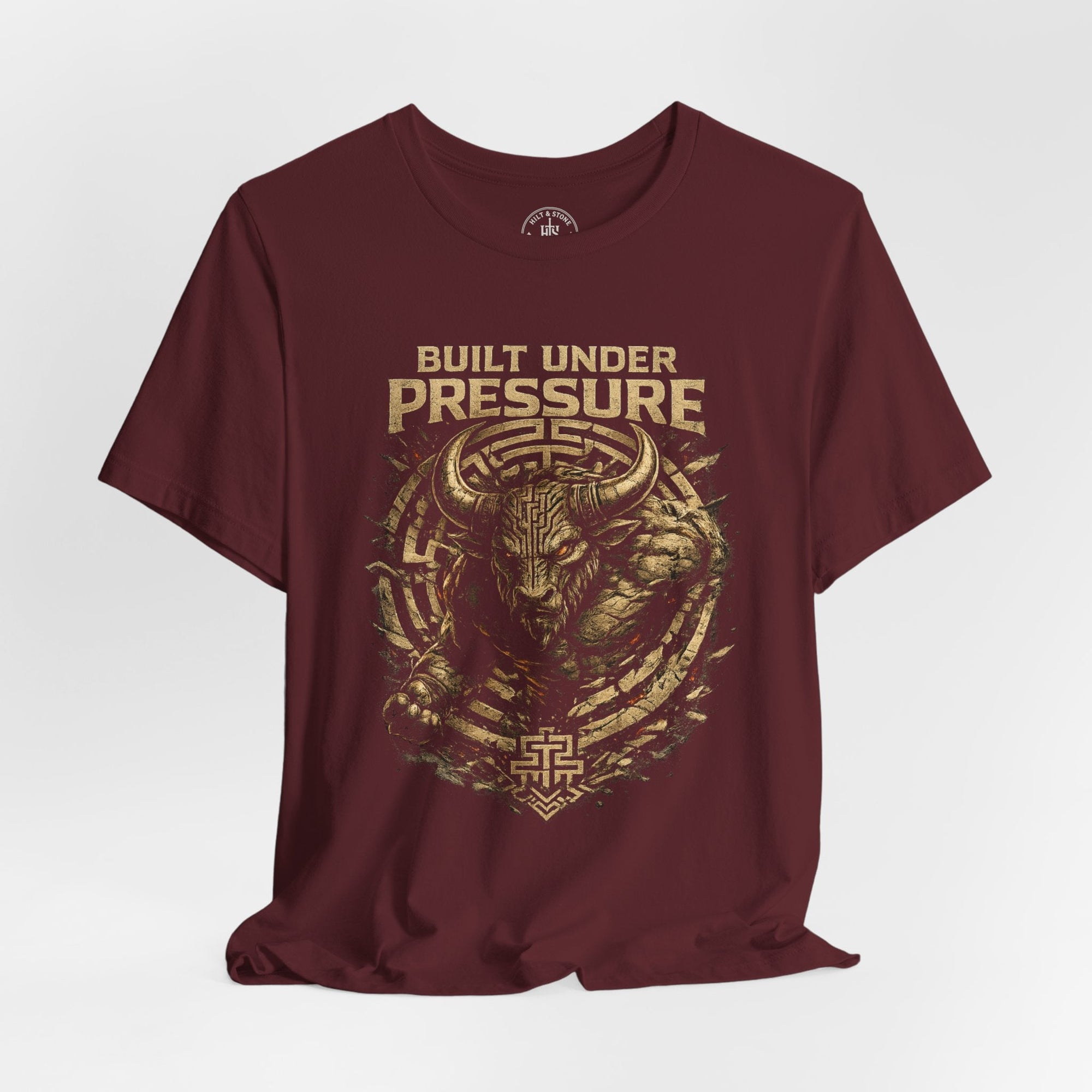 Built Under Pressure Minotaur Graphic T-Shirt - Hilt and Stone