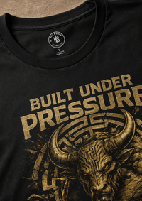 Load image into Gallery viewer, Built Under Pressure Minotaur Graphic T-Shirt - Hilt and Stone