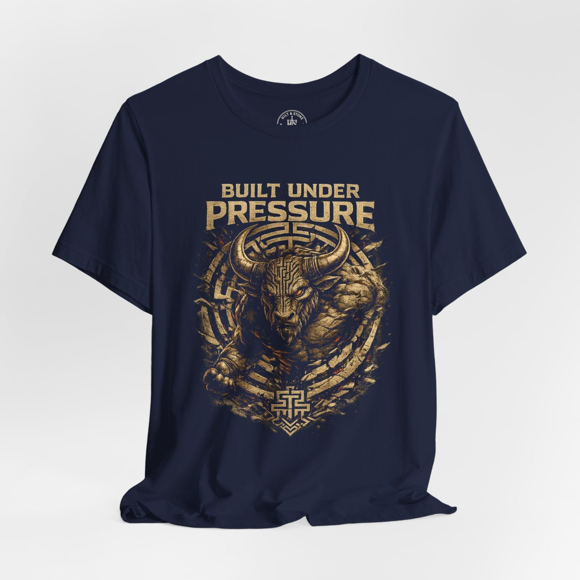Built Under Pressure Minotaur Graphic T-Shirt - Hilt and Stone