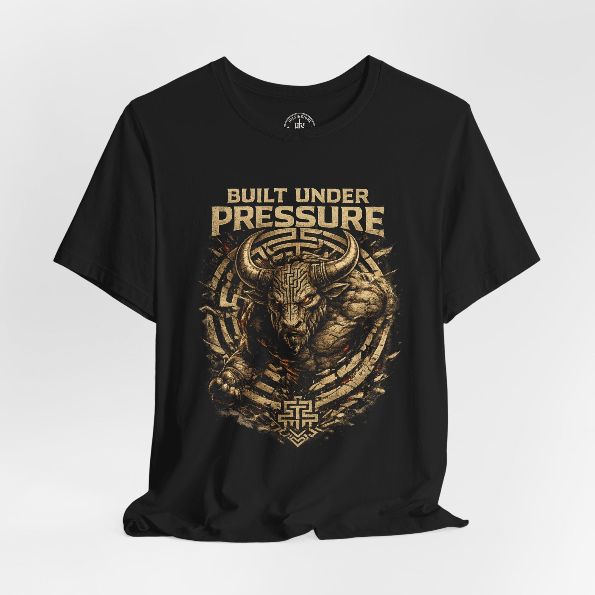 Built Under Pressure Minotaur Graphic T-Shirt - Hilt and Stone