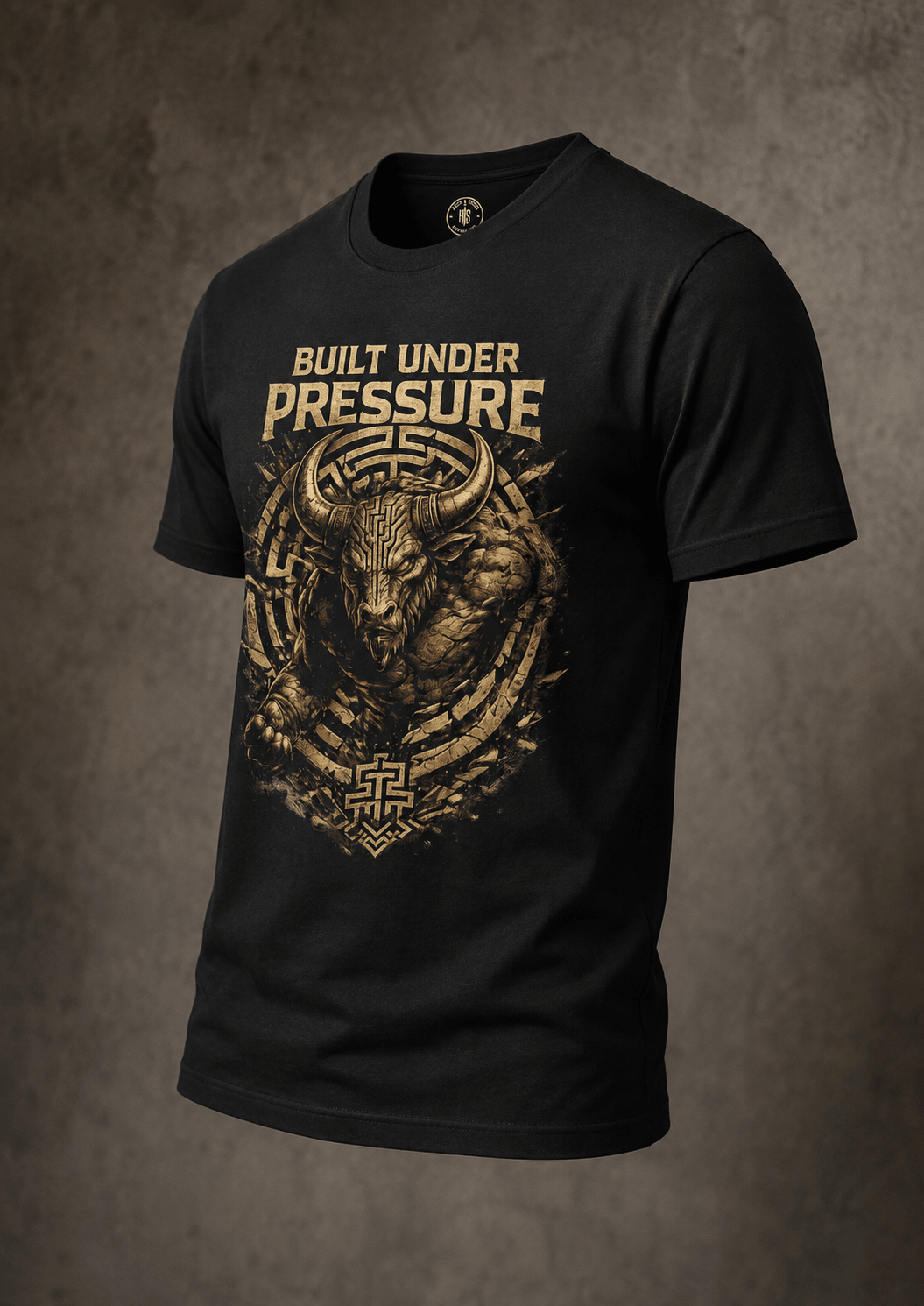 Built Under Pressure Minotaur Graphic T-Shirt - Hilt and Stone