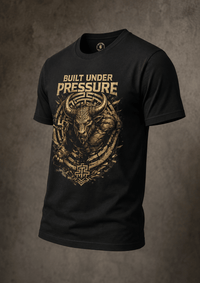 Load image into Gallery viewer, Built Under Pressure Minotaur Graphic T-Shirt - Hilt and Stone