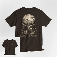 Load image into Gallery viewer, Carry the Weight Atlas Signature Graphic T-Shirt - Hilt and Stone