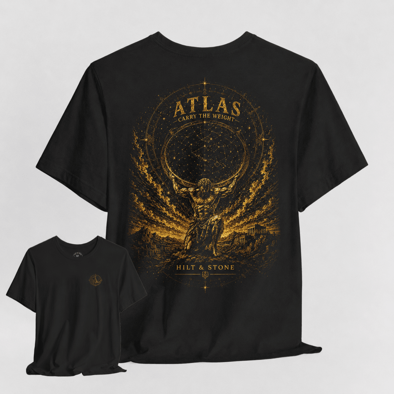 Carry the Weight Atlas Signature Graphic T-Shirt - Hilt and Stone