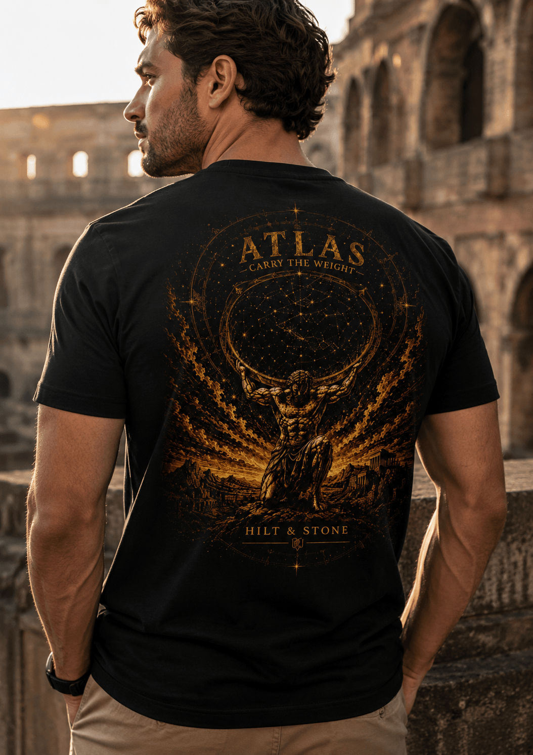 Carry the Weight Atlas Signature Graphic T-Shirt - Hilt and Stone