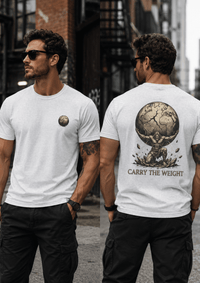 Load image into Gallery viewer, Carry the Weight Atlas Signature Graphic T-Shirt - Hilt and Stone