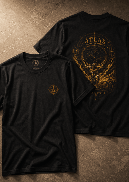 Carry the Weight Atlas Signature Graphic T-Shirt - Hilt and Stone