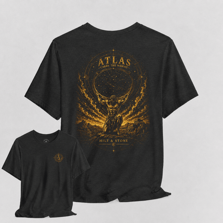 Carry the Weight Atlas Signature Graphic T-Shirt - Hilt and Stone