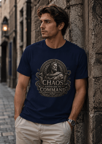 Load image into Gallery viewer, Chaos Answers to Command – Stoic Warrior Graphic T-Shirt - Hilt and Stone