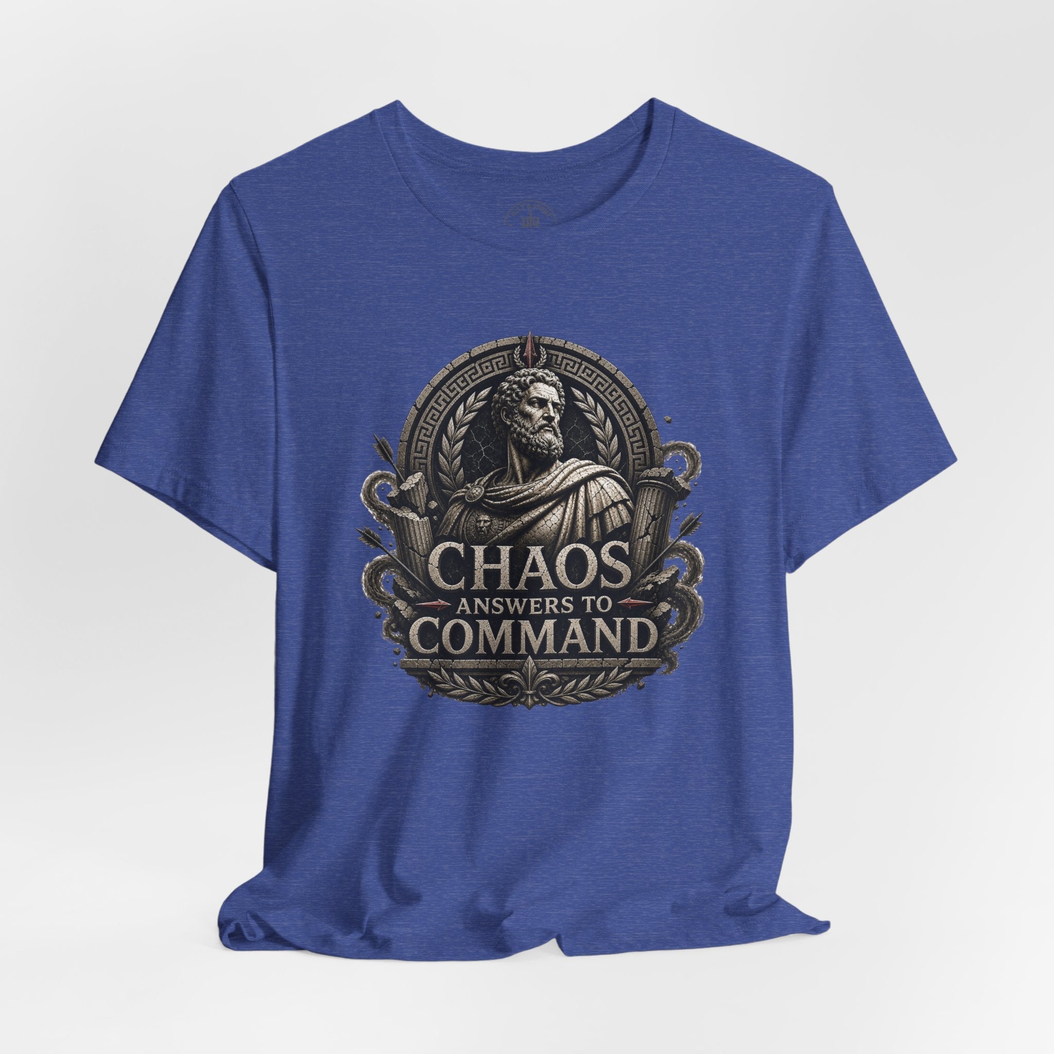 Chaos Answers to Command – Stoic Warrior Graphic T-Shirt - Hilt and Stone