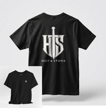 Core Crest Front And Back Print Graphic T-Shirt - Hilt and Stone