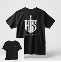 Load image into Gallery viewer, Core Crest Front And Back Print Graphic T-Shirt - Hilt and Stone