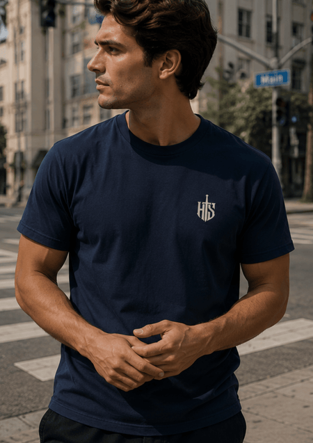 Core Crest Front And Back Print Graphic T-Shirt - Hilt and Stone