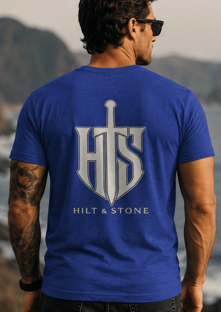 Core Crest Front And Back Print Graphic T-Shirt - Hilt and Stone